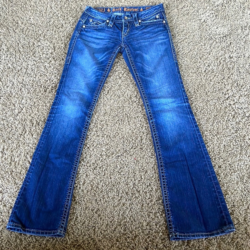 Boot Cut Rock Revivals Size 27